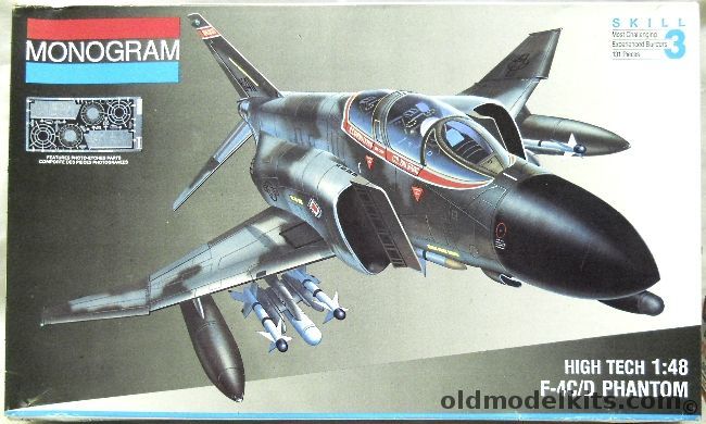 Monogram 1/48 F-4C/D Phantom II High Tech, 5831 plastic model kit